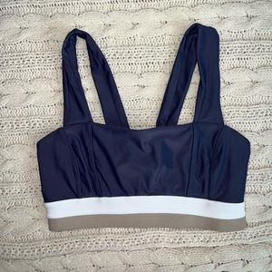 Free People Movement, XS/S Sports bra, spandex/Lycra, dry wick, navy blue